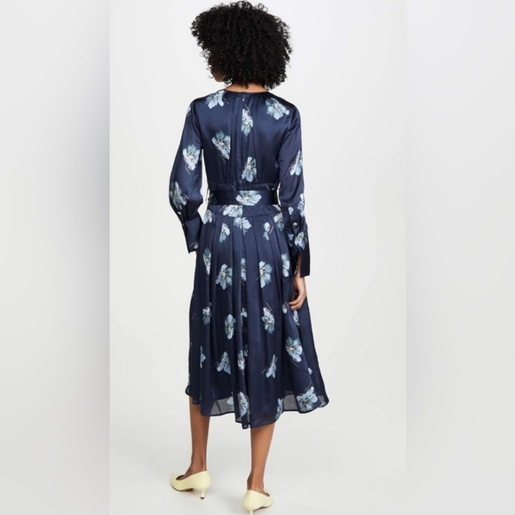 NWT Club Monaco Belted Floral Dress - Picture 3 of 7